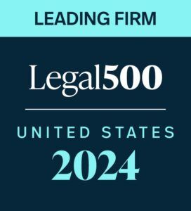 2024 Legal 500 US - Leading Firm US leading firm 2022